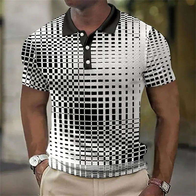 Polo New Trending Men Summer Short Sleeve Fashion Casual Polo Shirt .