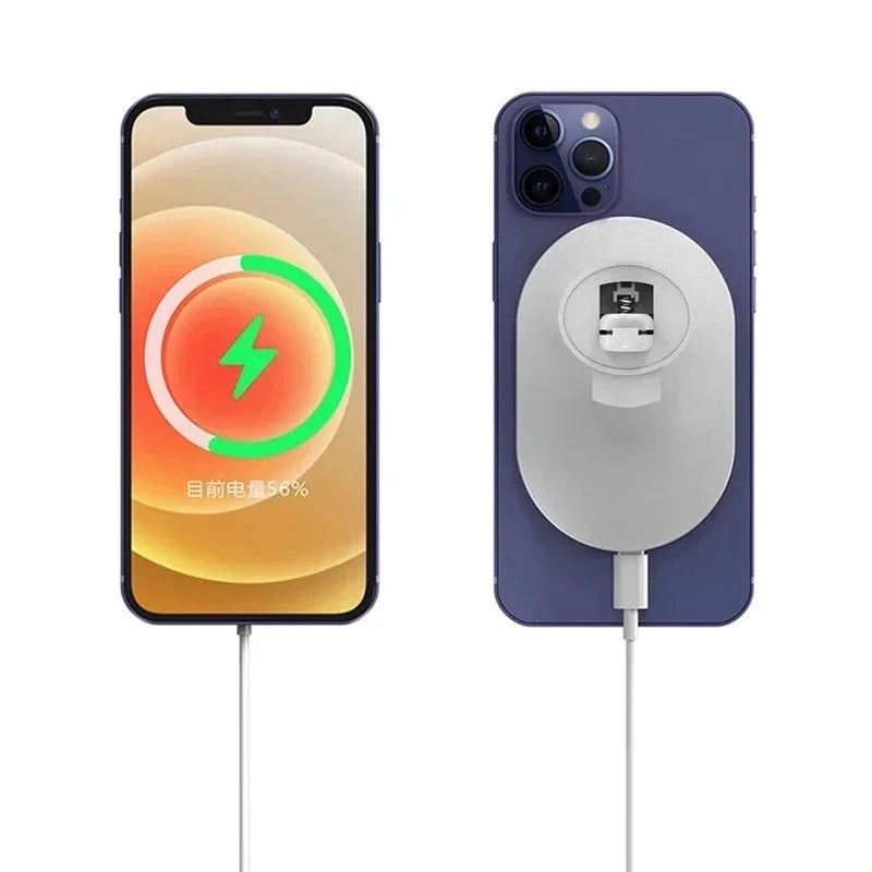 15W Magnetic Wireless Car Charger Air Vent Phone Holder Stand 15W Fast Charging Car Mount For iPhone 16 15 14 Plus 13 12 ProMax