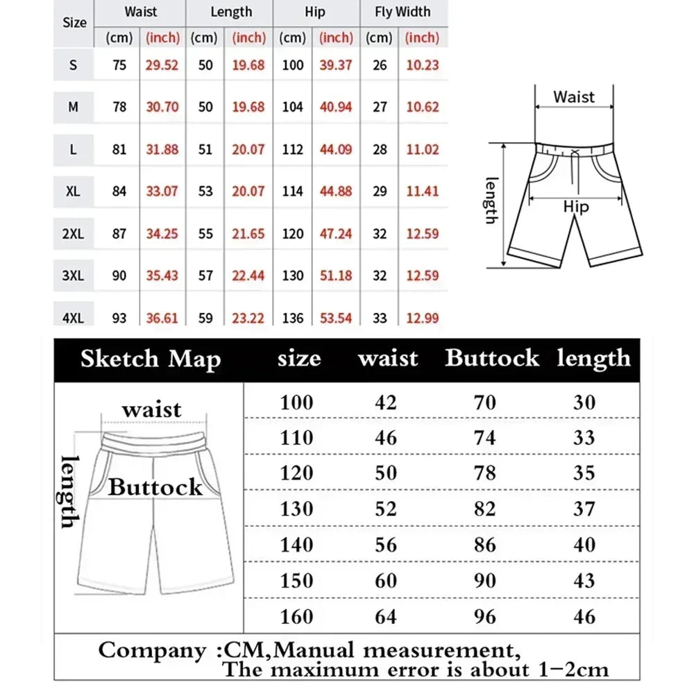 2026 New Men's Shorts Y2K Oversized Pants, Suitable for Daily Wear and Training Fashionable, Best-selling, Casual and Versatile