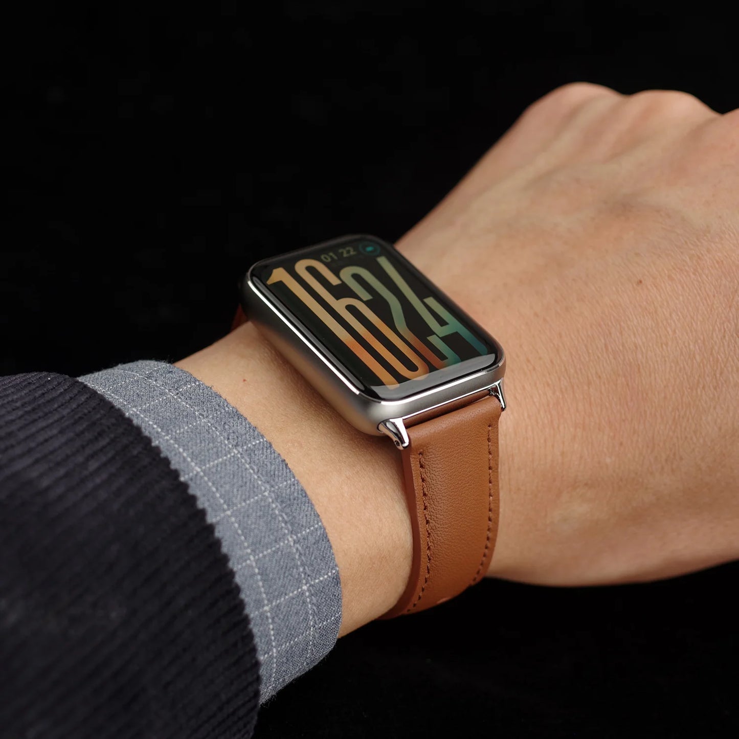 Strap For Mi Band 9 Pro Watchband for For Mi Band 8 Pro Wristband Xiaomi Smart Band 9 Pro Bracelet Leather Accessories