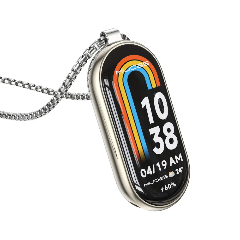 Necklace for Mi Band 10 9 8 7 6 5 4 3 Smart Bracelet Strap for Mi Band 9 Metal Wristband for Mi Band 7 6 Hanging Neck Decoration