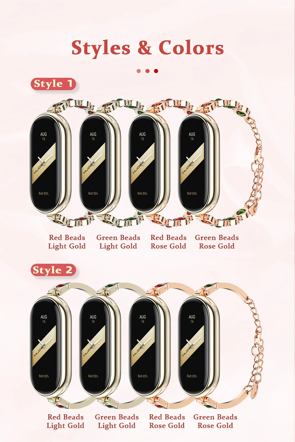 Strap Mi Band 10 9 8 7 6 5 4 3 Smart Bracelet Global Version Mi band 9 Watchband Ladies Wristband for Xiaomi Smart Band 8 Correa