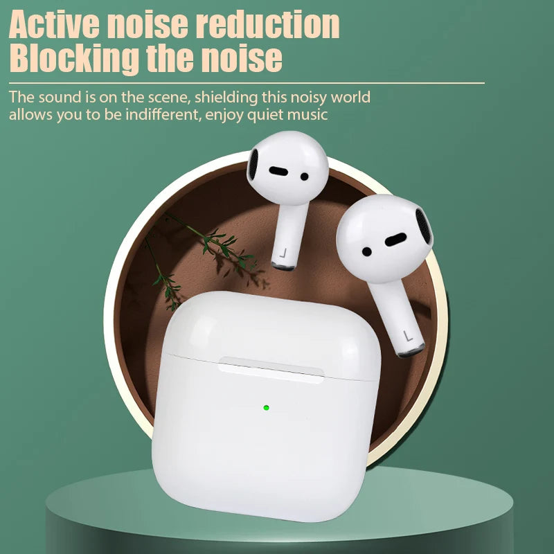 Pro 4 TWS Wireless Bluetooth Earphones Headphones Mini Earpone Headset For PC Android Apple iPhone Earbuds Accessories