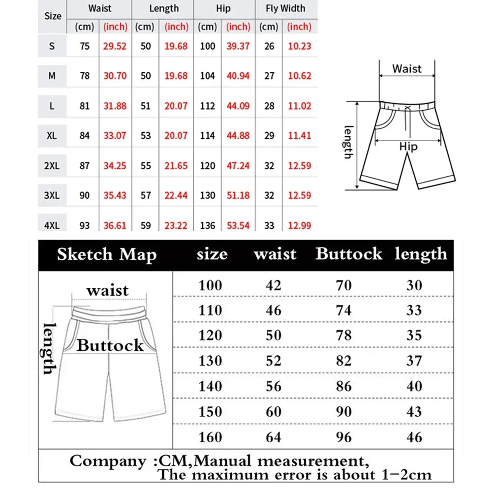 2026 New Men's Shorts Y2K Oversized Pants, Suitable for Daily Wear and Training Fashionable, Best-selling, Casual and Versatile