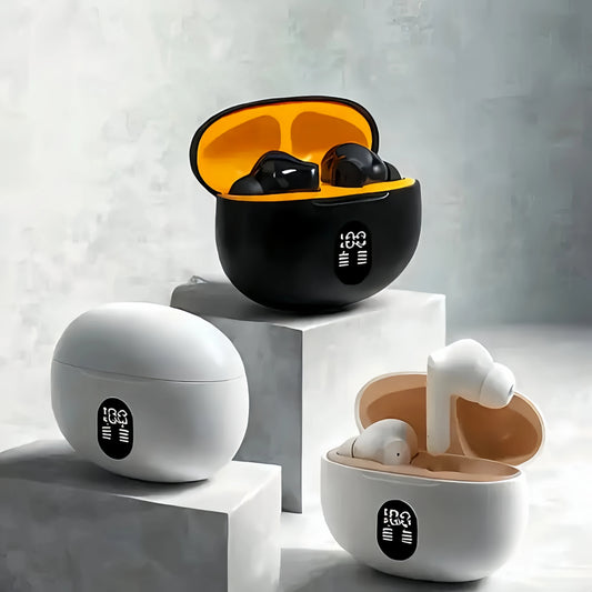S510 TWS Wireless Headphones LED Power Earphones Digital Display Headset Stereo Sound Bluetooth-compatible 5.3 for iphone