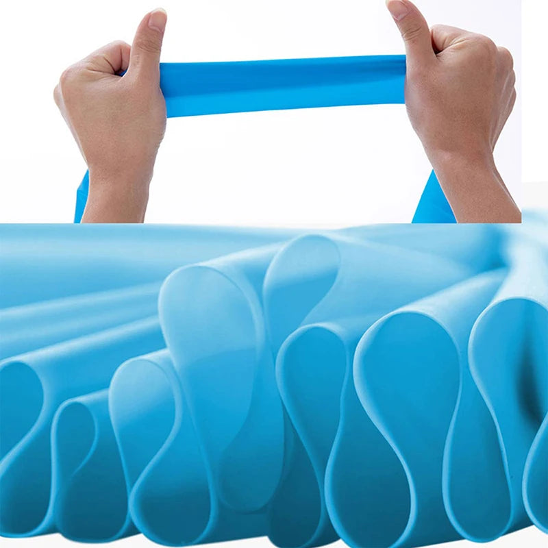 EQP Yoga Pilates Elastic Resistance Band Fitness Training Band 150cm Fitness Elastic Rubber Gym Natural Rubber