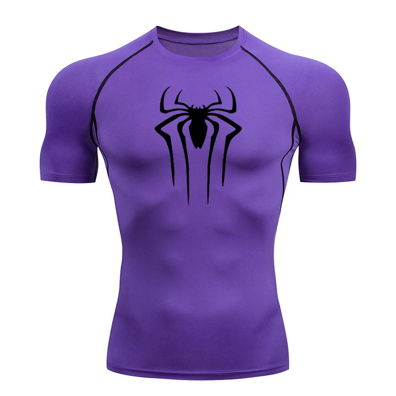 T Shirt Men Short Sleeve Sport Tees Fitness Running Sportsear Men Gym Elastic Quick Dry Jogging T-shirt Tops