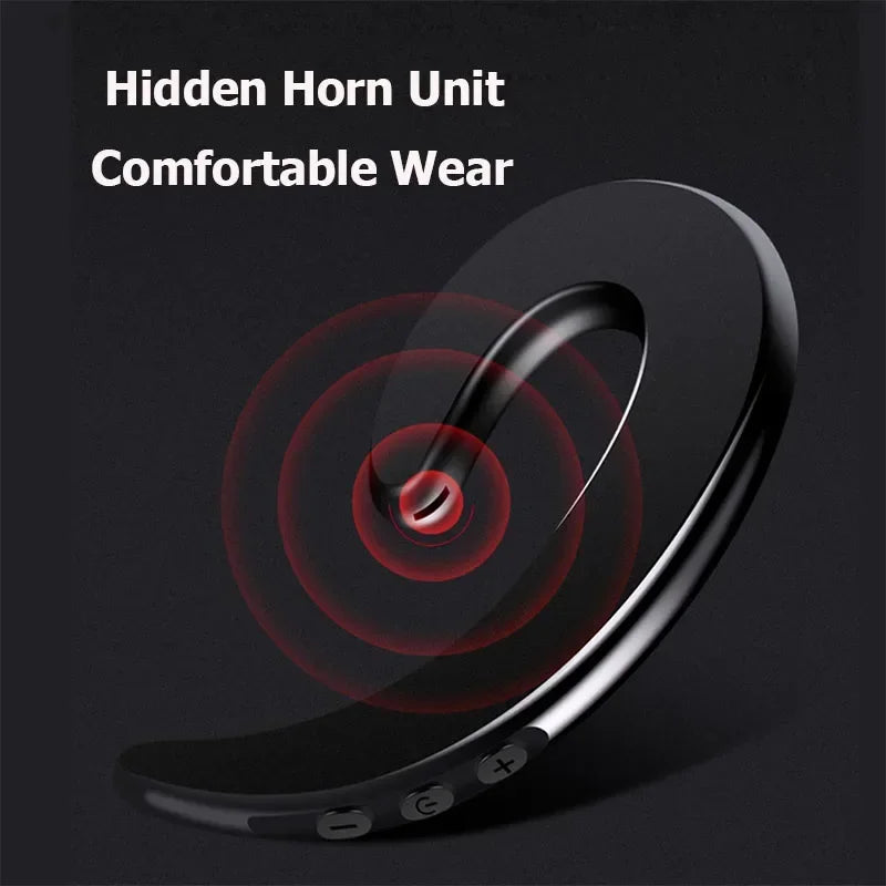 Y12 1Pc Wireless Bluetooth Bone Conduction Earhook with Mic Car Driver Earphone Noise Cancelling Headphones