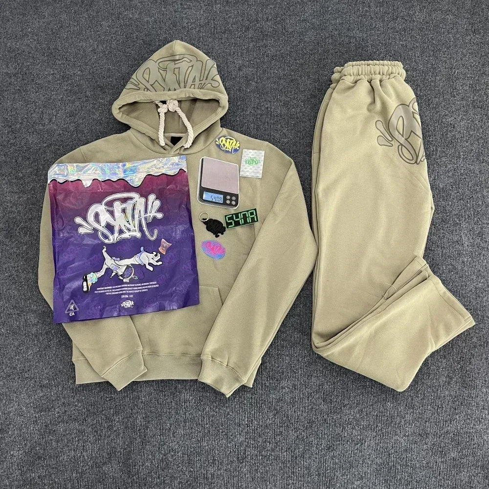 Hoodies Women  Trousers Sports Jogging Men Cotton Hoodie Young Fashion Hooded Tops Pants Women's Streetwear Coats Warm Tracksuit