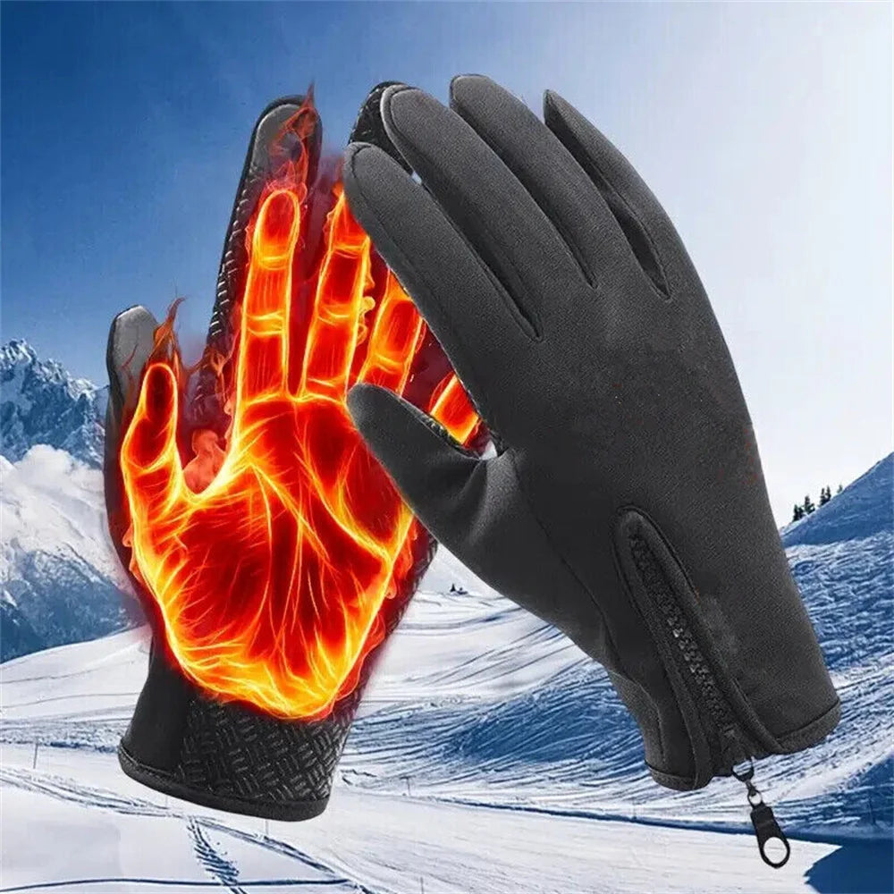 Winter Gloves Men Women Touchscreen Warm For Cycling Driving Motorcycle Cold Gloves Windproof Non Slip Gloves S-XL