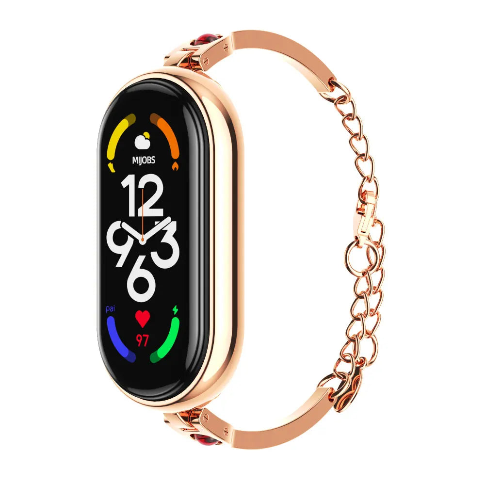 Strap Mi Band 10 9 8 7 6 5 4 3 Smart Bracelet Global Version Mi band 9 Watchband Ladies Wristband for Xiaomi Smart Band 8 Correa