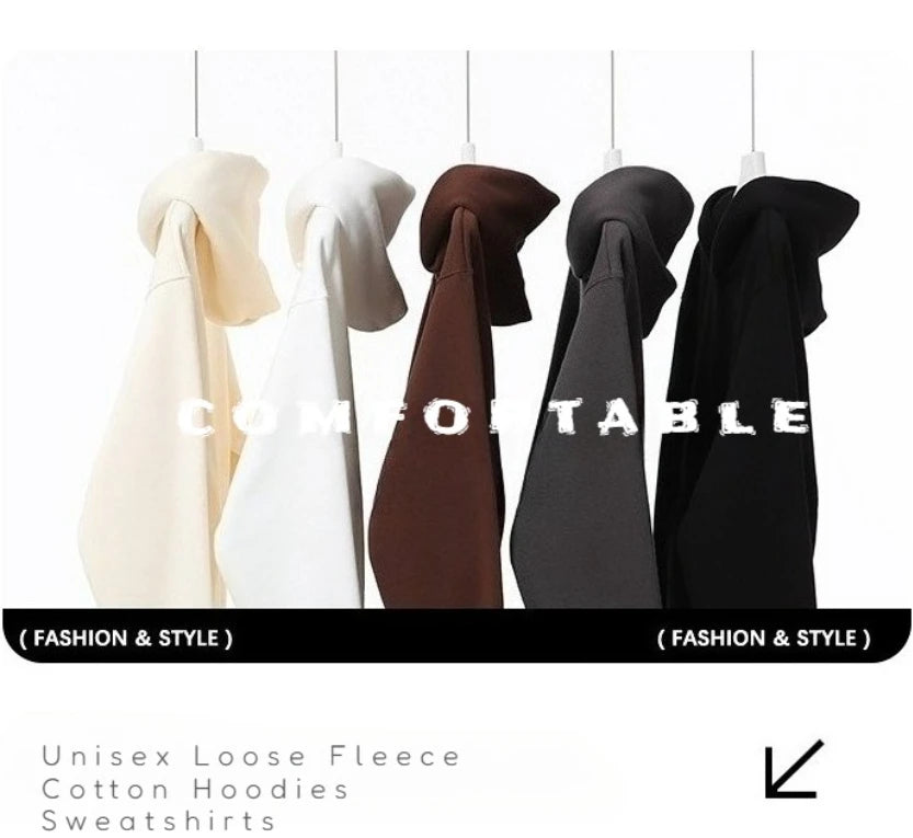 Men's Women Oversize Casual Sweatshirt Hoodies Couple Unisex Pullover Autumn Winter Loose Cotton Sport Hoody Clothing Top