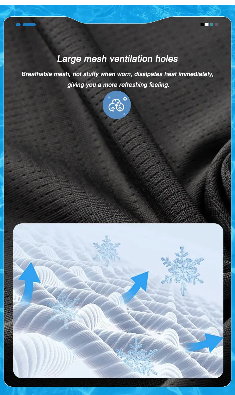 T-shirt Men Summer Ice Silk Thin Top Reflective Printing Quick Dry Short Sleeve Breathable Fitness Sports T-shirt 5XL