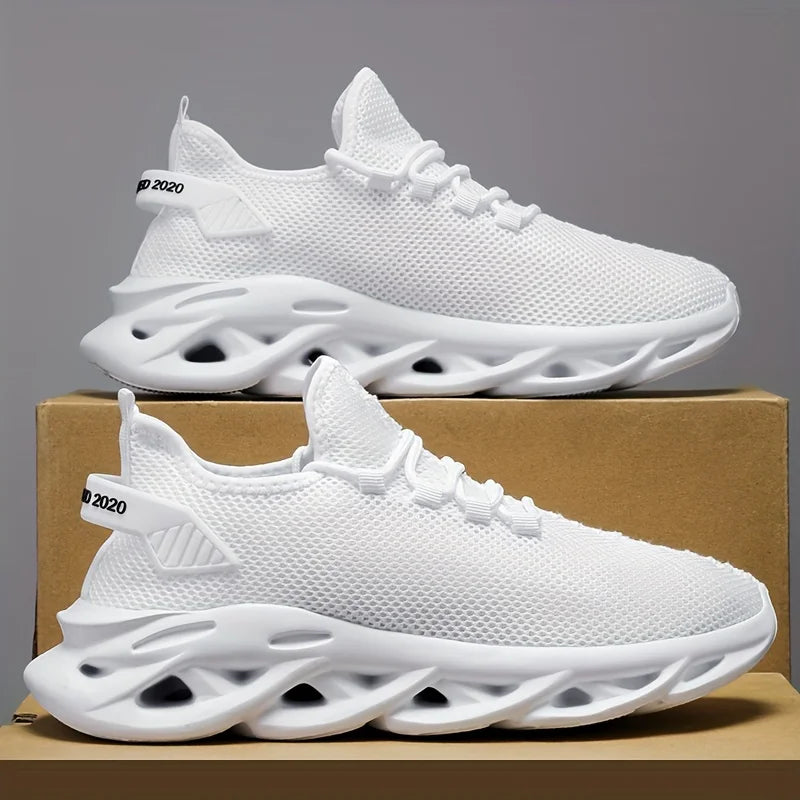 Sneakers Men Casual Sports Shoes Breathable Lightweight Sneakers Outdoor Mesh Black Running Shoes Athletic Jogging Tennis Walking Shoes
