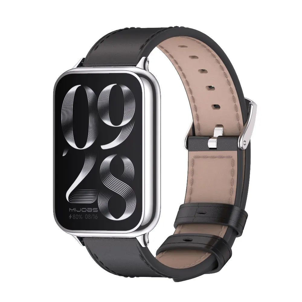 Mi Band 8 9 Pro Strap Leather Strap For Redmi Watch 4 For Xiaomi Mi Smart Band 8 Pro Bracelet Wristband Miband 8 Pro Correa