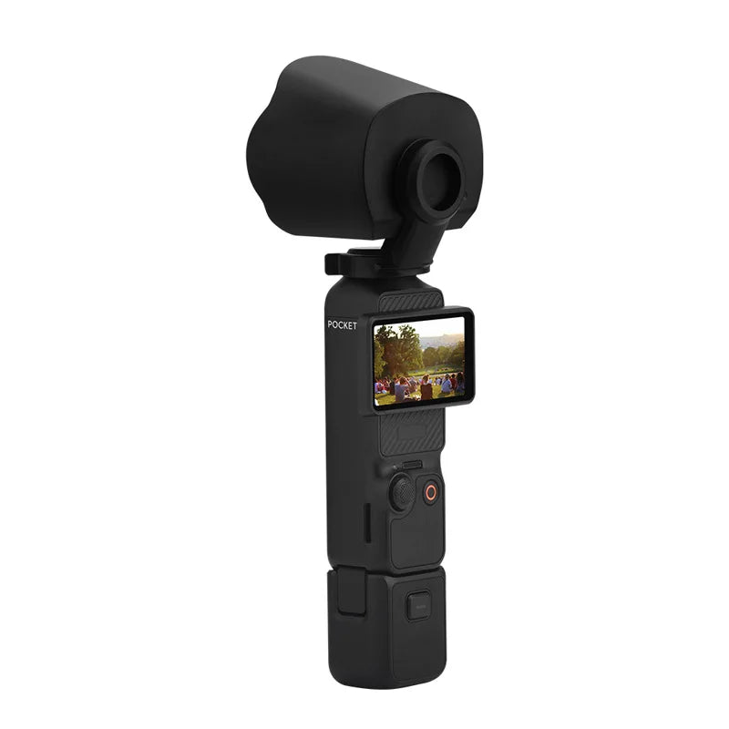 For DJI OSMO POCKET 3 Lens Hood Sunshade Cover Sports Camera Anti-Glare Protective Cover Accessories