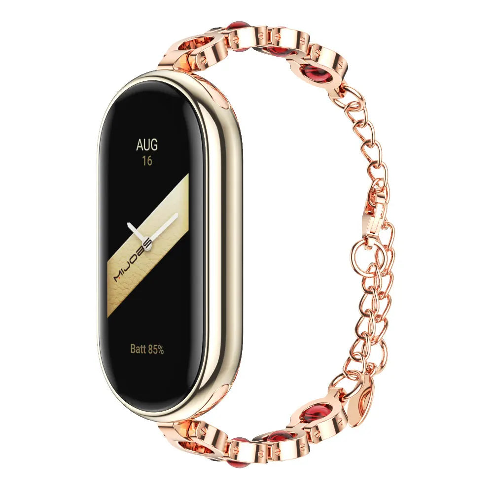 Strap Mi Band 10 9 8 7 6 5 4 3 Smart Bracelet Global Version Mi band 9 Watchband Ladies Wristband for Xiaomi Smart Band 8 Correa