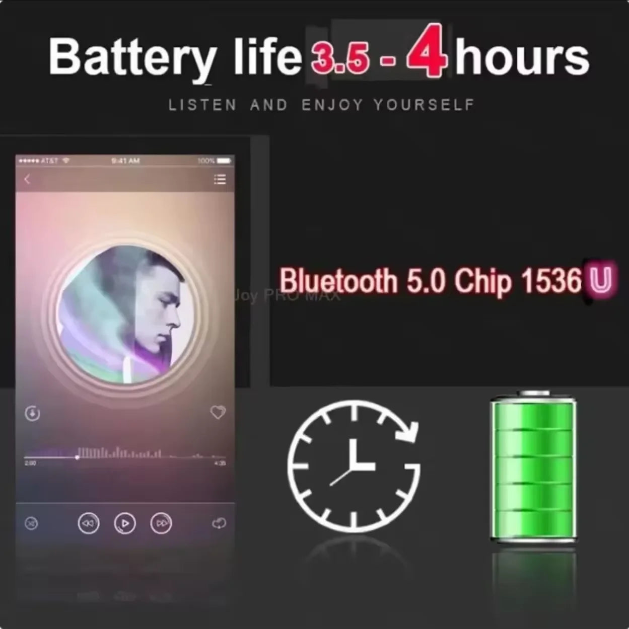 NEW IOS18 ANC Pro 2 Wireless Bluetooth Earbuds Active Noise Cancellation Gaming Handfree Headset Earphone USB-C Type Cable