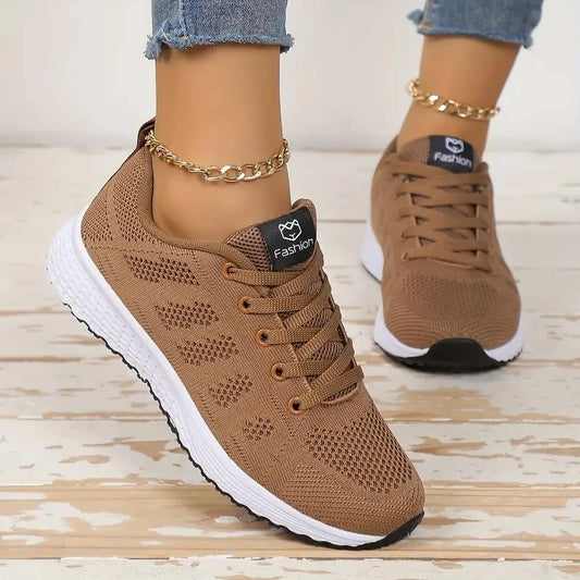Women Sneakers Mesh Breathable Trainers Ladies Shoes Platform Female Sneakers for Women Basket Tenis Feminino