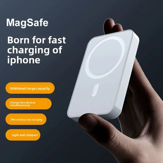 10000mah Large Capacity for Magsafe Magnetic Mini Wireless Power Bank Fast Charging Portable Power Bank External Battery