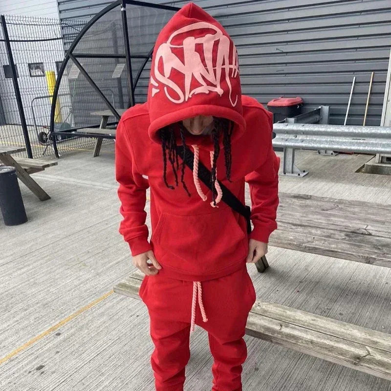Hoodies Women  Trousers Sports Jogging Men Cotton Hoodie Young Fashion Hooded Tops Pants Women's Streetwear Coats Warm Tracksuit