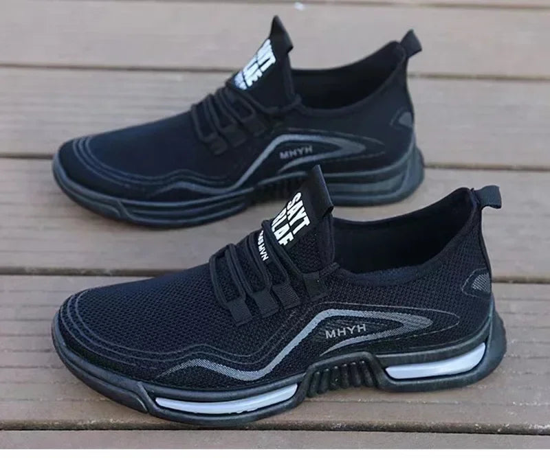 Sneakers Men Shoes Slip on Fashion Sneakers Male Sport Running Shoes Breathable Gym Training Walking Tennis Shoes Non Slip Workout Flats