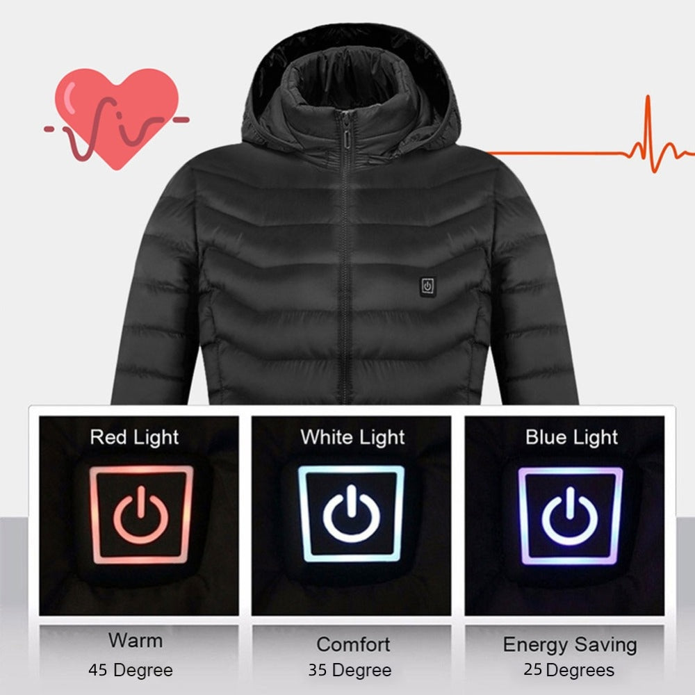 Fashion Personality Hooded Warm Jacket Male