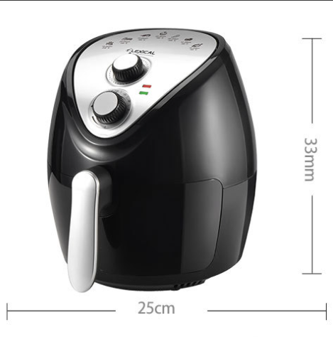 Cross-border multi-function 3.5L French fries machine smokeless less oil automatic household electric fryer air fryer wholesale